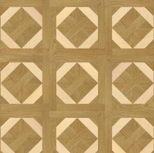 Художественный паркет Da Vinci Щитовой 26-303 Дуб (Гладкая) 500х500 мм.