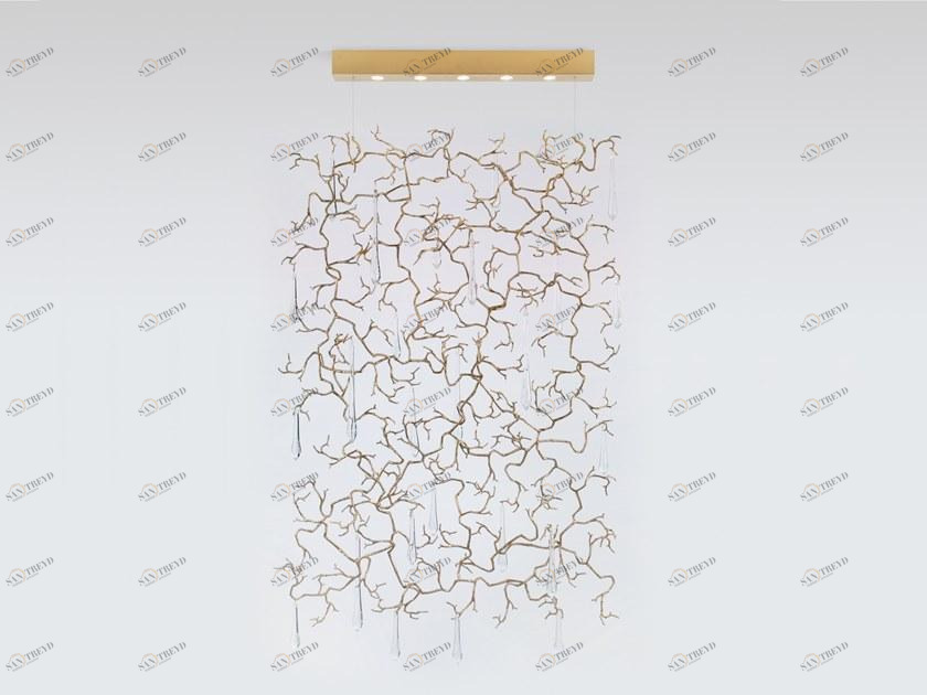 Serip Подвесной светильник из бронзы ручной работы Aqua Ct3291/5