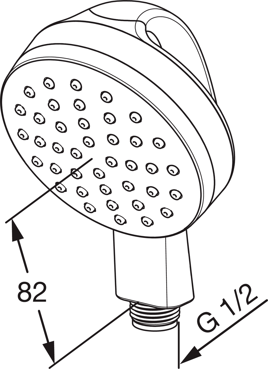 Oras 242067-11 Ручной душ 242067-11 Medipro Flex Белый  - Вид №3