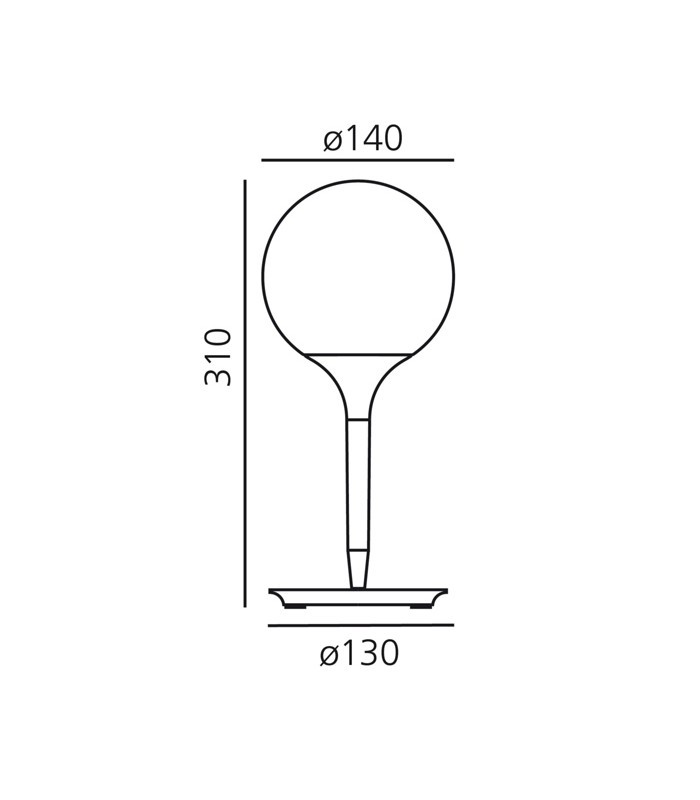 Artemide Castore tavolo 1044010A лампа настольная 61857 - Вид №6