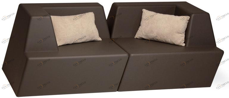 FISCHER MÖBEL 2-местный диван из пеноматериала Univers sun-id-1369506