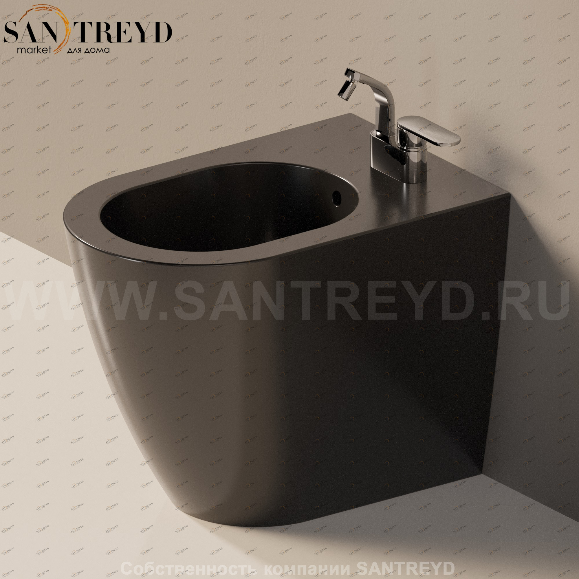 LK2179017 Биде напольное Link Ceramica Flaminia