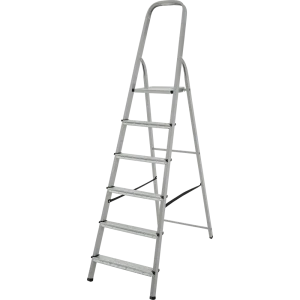Стремянка Новая Высота Kroft 1150 6 ступеней сталь