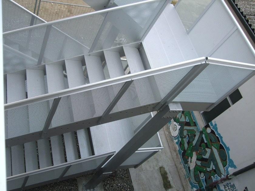 ALUSCALAE Лестница пожарная алюминиевая на самонесущей конструкции sun-id-1436171 - Вид №2