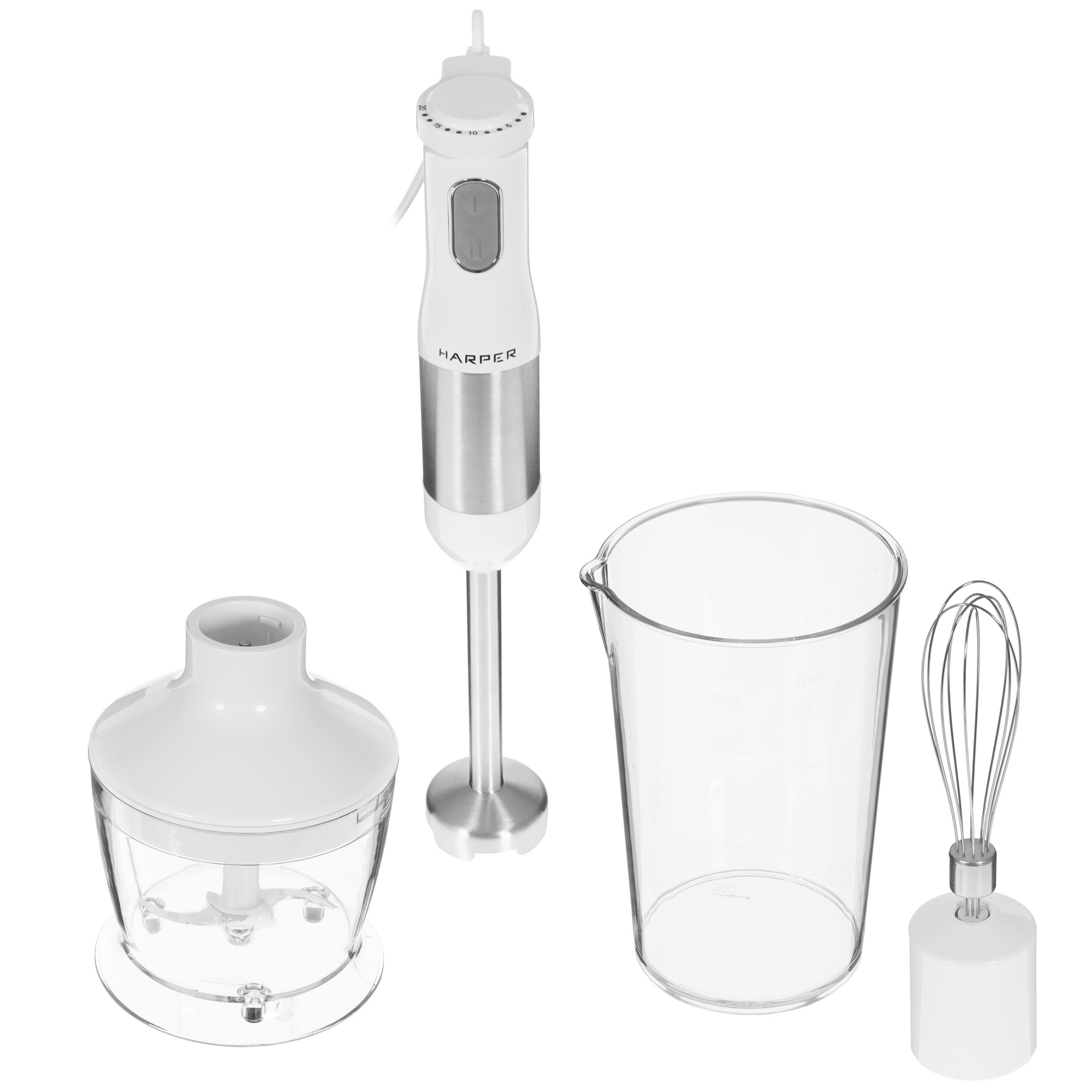 5331587 Блендер погружной HARPER HHB-MS01 белый STDN-0050519