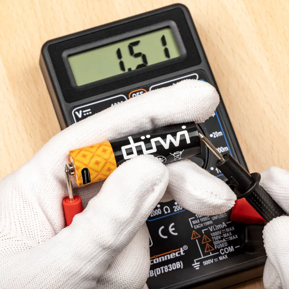 DUWI Li-Ion аккумуляторы AA 1800 мАч - 4 шт с USB-C зарядкой 84376889 STLM-0048864 - Вид №7