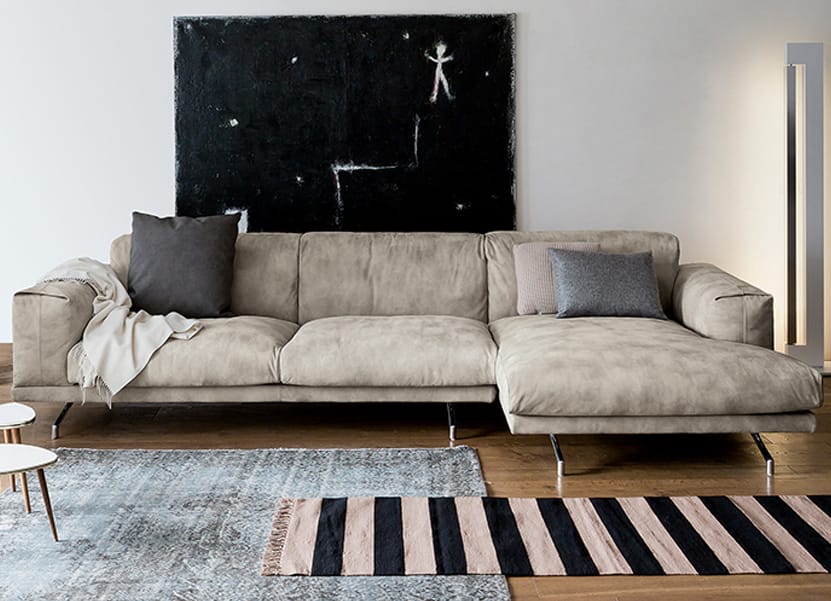 Тканевый диван с полуостровом Dall'Agnese POLDO ARCH-00076444 - Вид №1