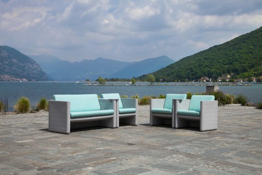 Pedrali Садовый диван 2-х местный обитый полиэтиленом Sunset 626 - Вид №6