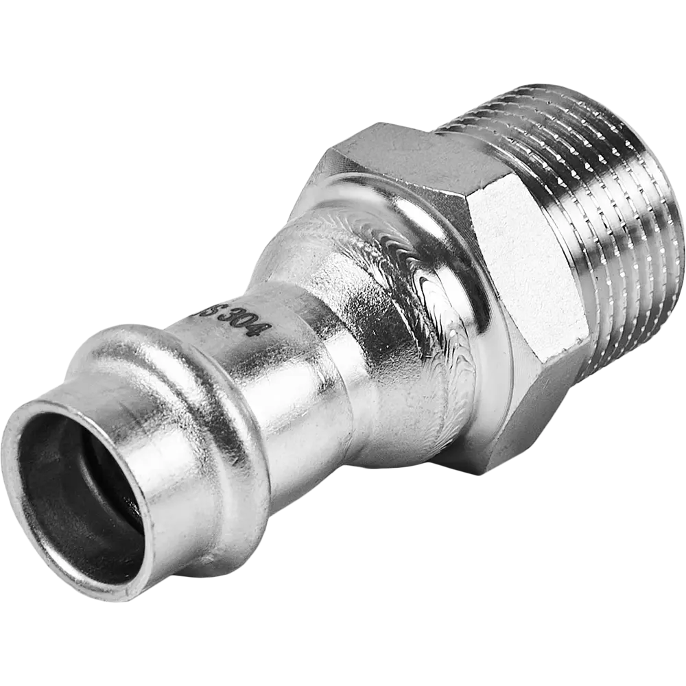 Муфта переходная Rommer 3/4"x15 мм ВПр-НР нержавеющая сталь 88011274 STLM-2175602 