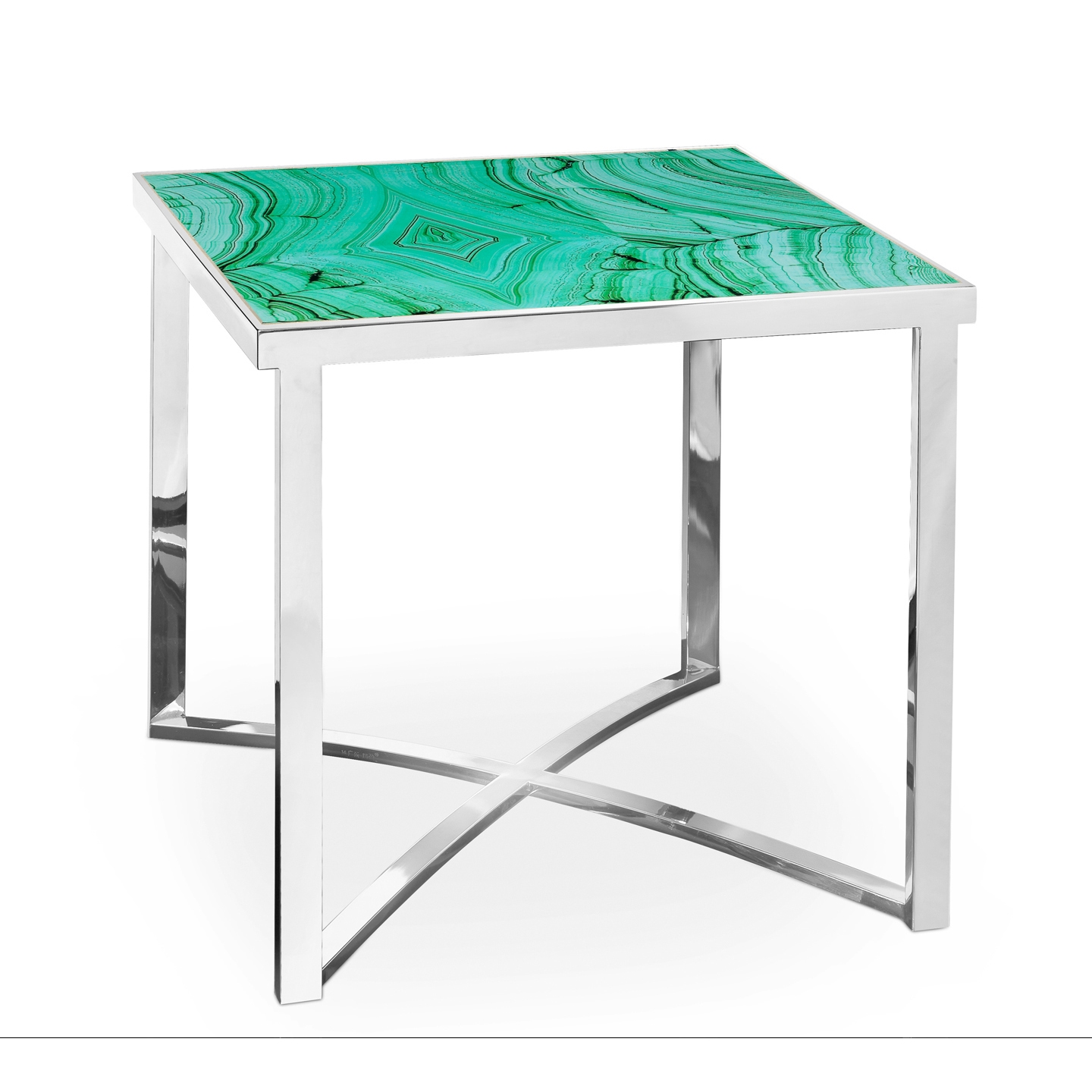 710099,12 ABHIKA БОКОВОЙ СТОЛ CHROMO X H51 52X52 IVORY 710099.12 - Вид №2