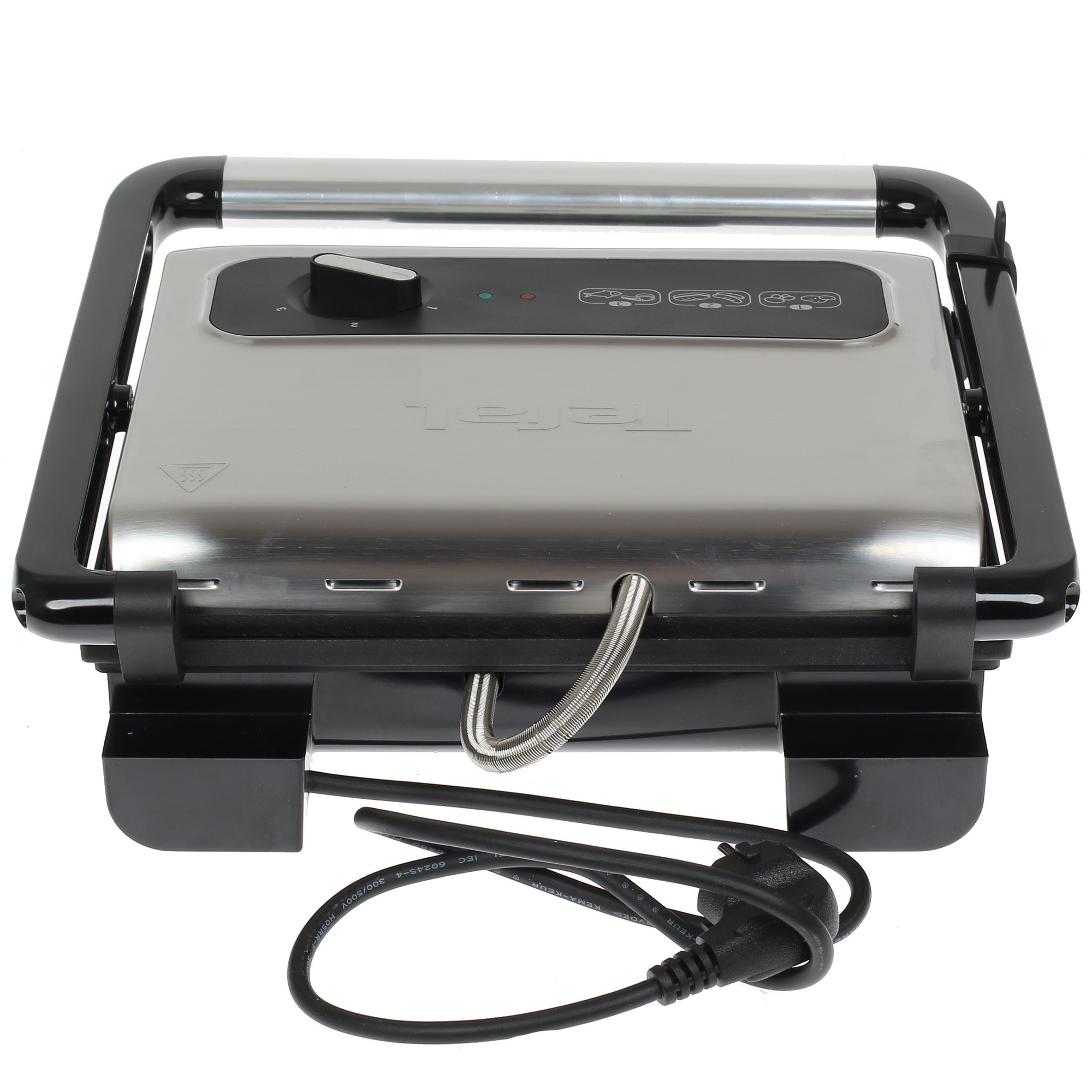 1350491 Гриль Tefal INICIO 2 GC242D38 серебристый STDN-0131407 - Вид №5
