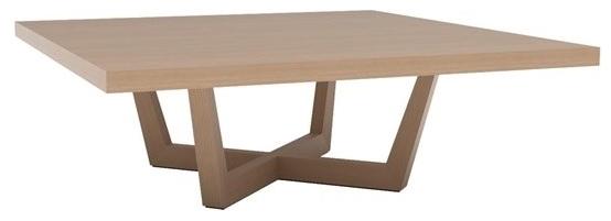 Andreu World Низкий квадратный журнальный столик из дуба Uves Me3688 / me3689 - Вид №1