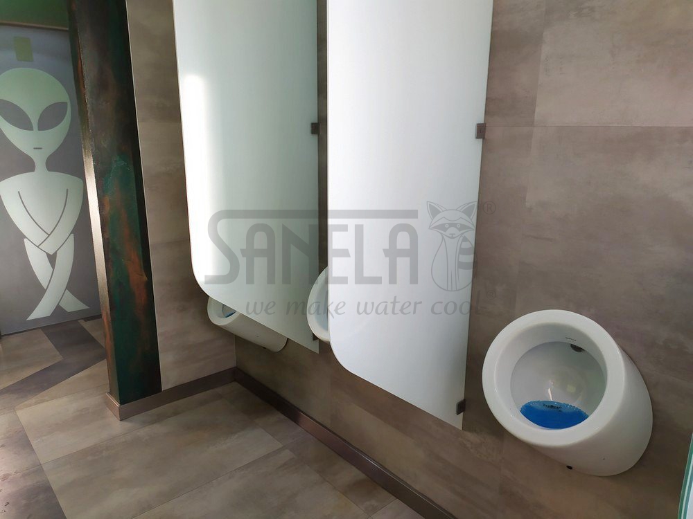 01822 Писсуар WCA с радарным устройством смыва, 230 В / 50 Гц (plug & play) SANELA  - Вид №2