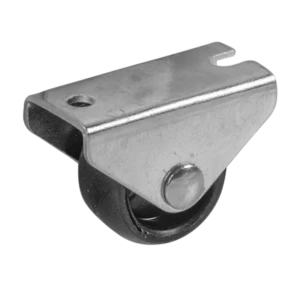 Колесо мебельное неповоротное без тормоза 25 мм до 20 кг цвет черный