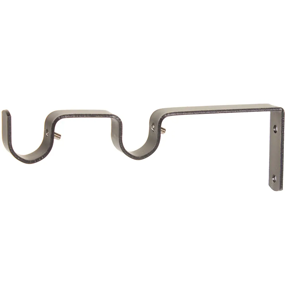 Держатель двухрядный простой 8/14 см цвет титан ORBIS STLM-2113140