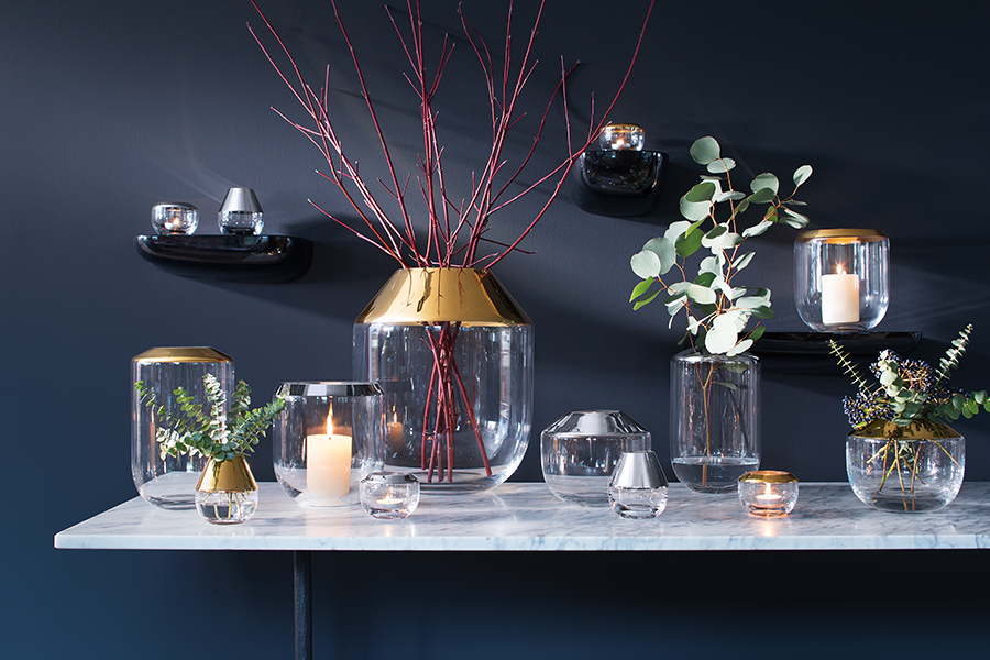 Ваза space 39 см платина LSA INTERNATIONAL ДИЗАЙНЕРСКИЕ 253375 Прозрачный  - Вид №2