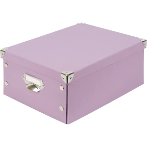 Коробка 37.5x15x27.5 см, картон цвет сиреневый