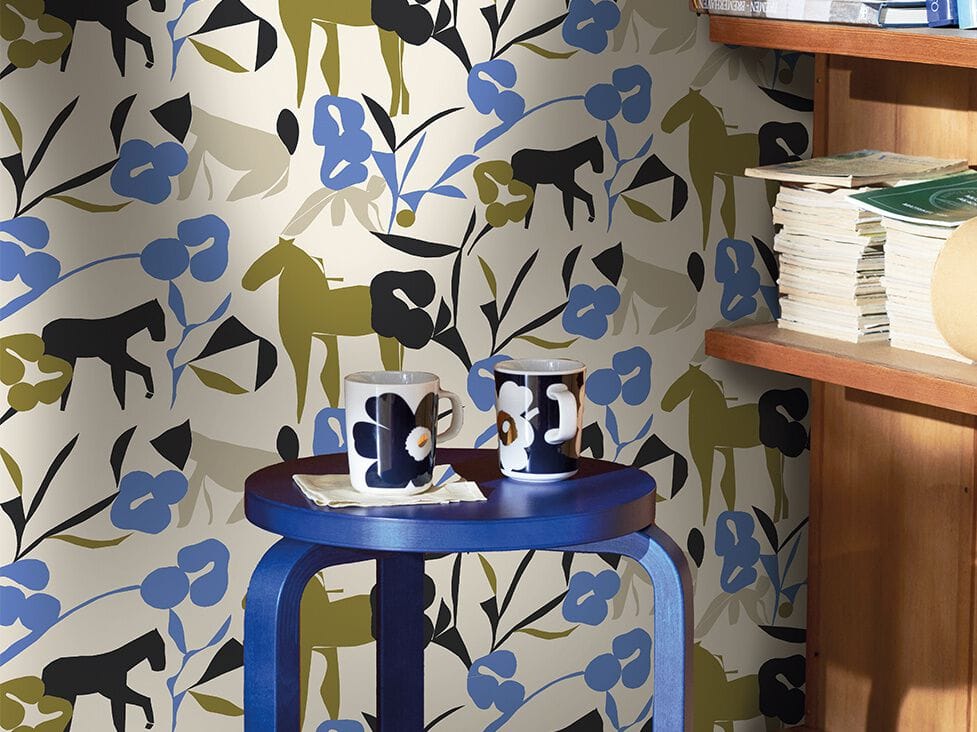 Цветочные узоры нетканые обои Jannelli&Volpi MARIMEKKO VOL. 7 ARCH-00036220 - Вид №1