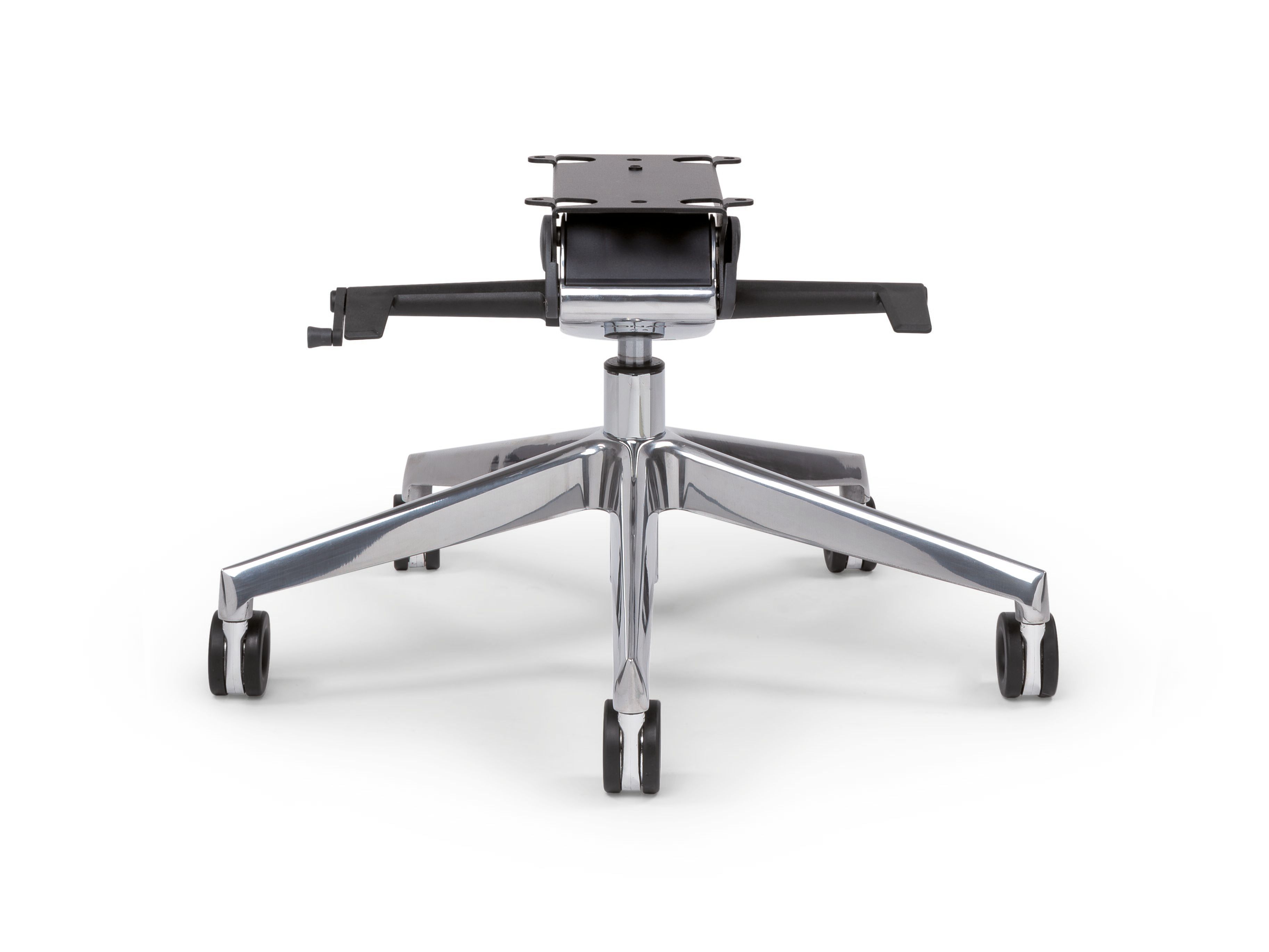 Тканевый поворотный стул с колесами с подлокотниками Riccardo Rivoli MIA 210 OFFICE ARCH-00044361 - Вид №9