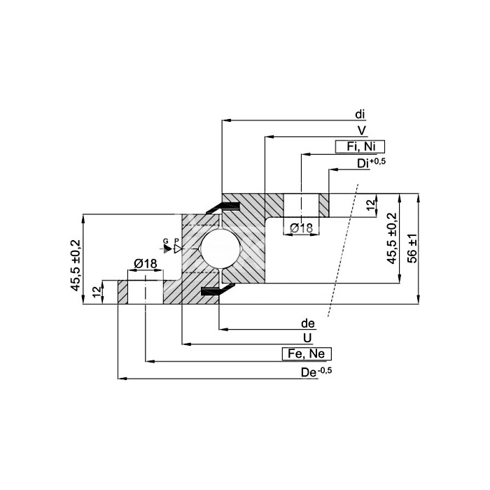 IS994 ОПУ фланцевая серия NBL.20.0644.200-1PPN ISKRA  - Вид №1