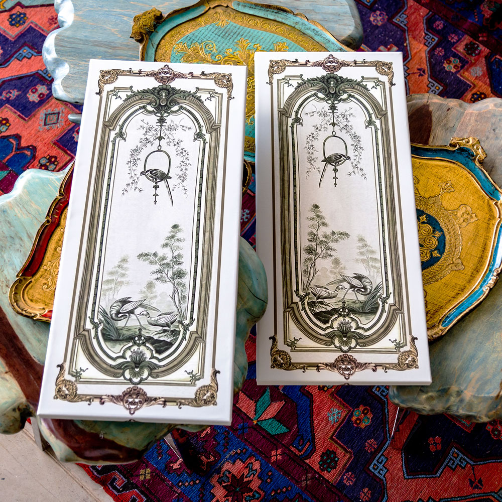 6111227 Картина «Шинуазри, часть 1» (холст, галерейная натяжка) Object Desire  - Вид №1