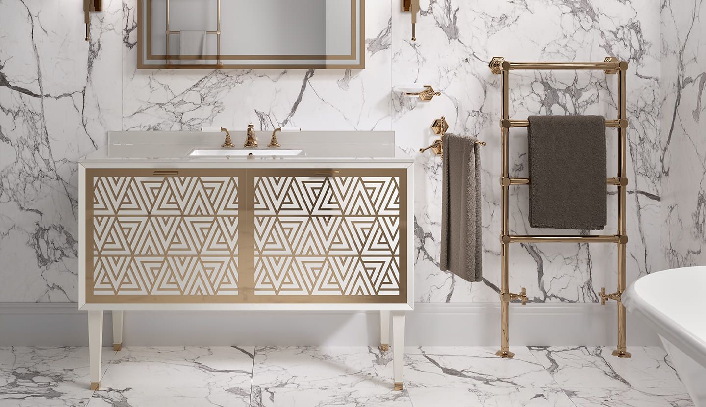 Деревянный напольный умывальник с дверцами Park Avenue CORA 2S ARCH-00075880 - Вид №3