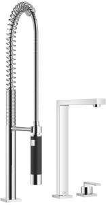 32800680-00_1_27784970-00_1 Смеситель на два отверстия с отдельными розетками с profi-душевым гарнитуром - хром Dornbracht Lot