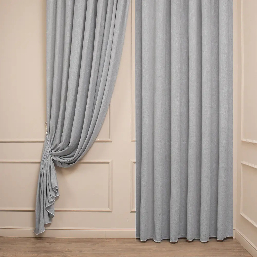 Тюль 1 п/м сетка Gauze 300 см 140 г/м² цвет серо-бежевый TEX REPUBLIC STLM-2011840