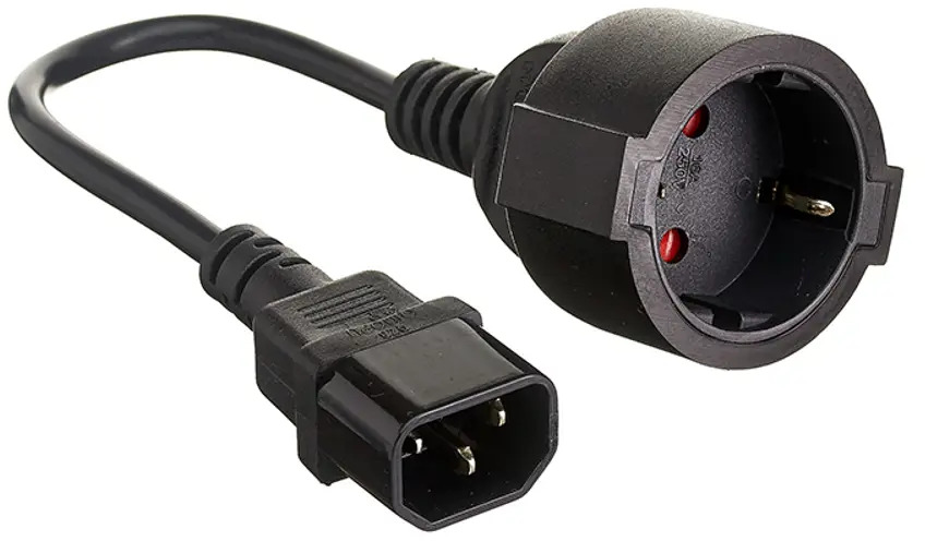 90721738 Кабель-переходник ExeGate Power EC-30P 10 A медь черный 0.15 м STLM-0355021