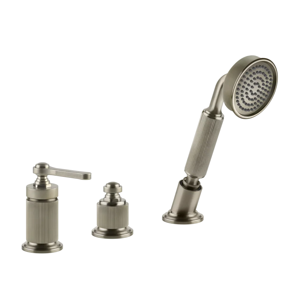 Смеситель для ванны 65043 149 Gessi Venti20 МАТОВЫЙ НИКЕЛЬ FINOX 65043149