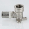VTm.254.N.002004 Пресс-фитинг – угольник с креплением (водорозетка) Valtec 20 мм х 1/2"  - Вид №4