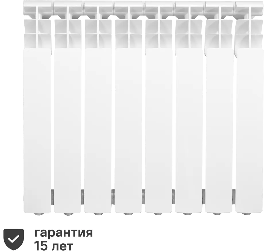 MONLAN Алюминиевый радиатор 8 секций белый - современное отопление 82735978