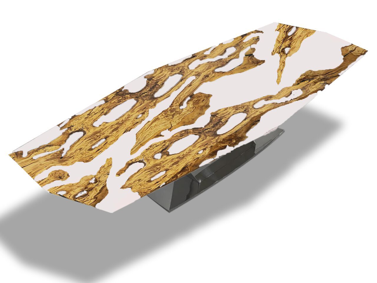 Восьмиугольный стол из смолы и оливкового дерева Legnor LEG2408734 / LEG2408735 ARCH-00035224 - Вид №5