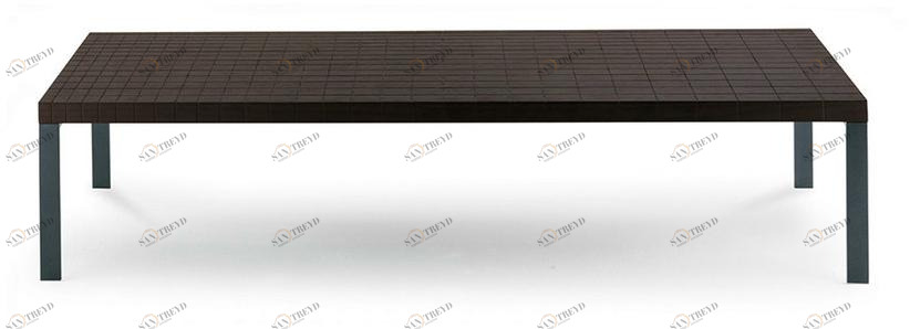 Poltrona Frau Прямоугольный журнальный столик в венге La collezione - tavoli e sedie sun-id-1429266
