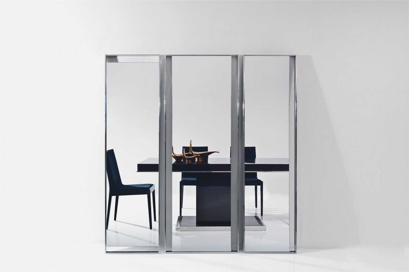 Напольное зеркало прямоугольное хром Exclusive 60x160 см PUSHA ДИЗАЙНЕРСКИЕ 062561 Хром  - Вид №1