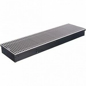 Конвектор внутрипольный STOUT SCQ 110.240.2500 (Решётка роликовая, анодированный алюминий)