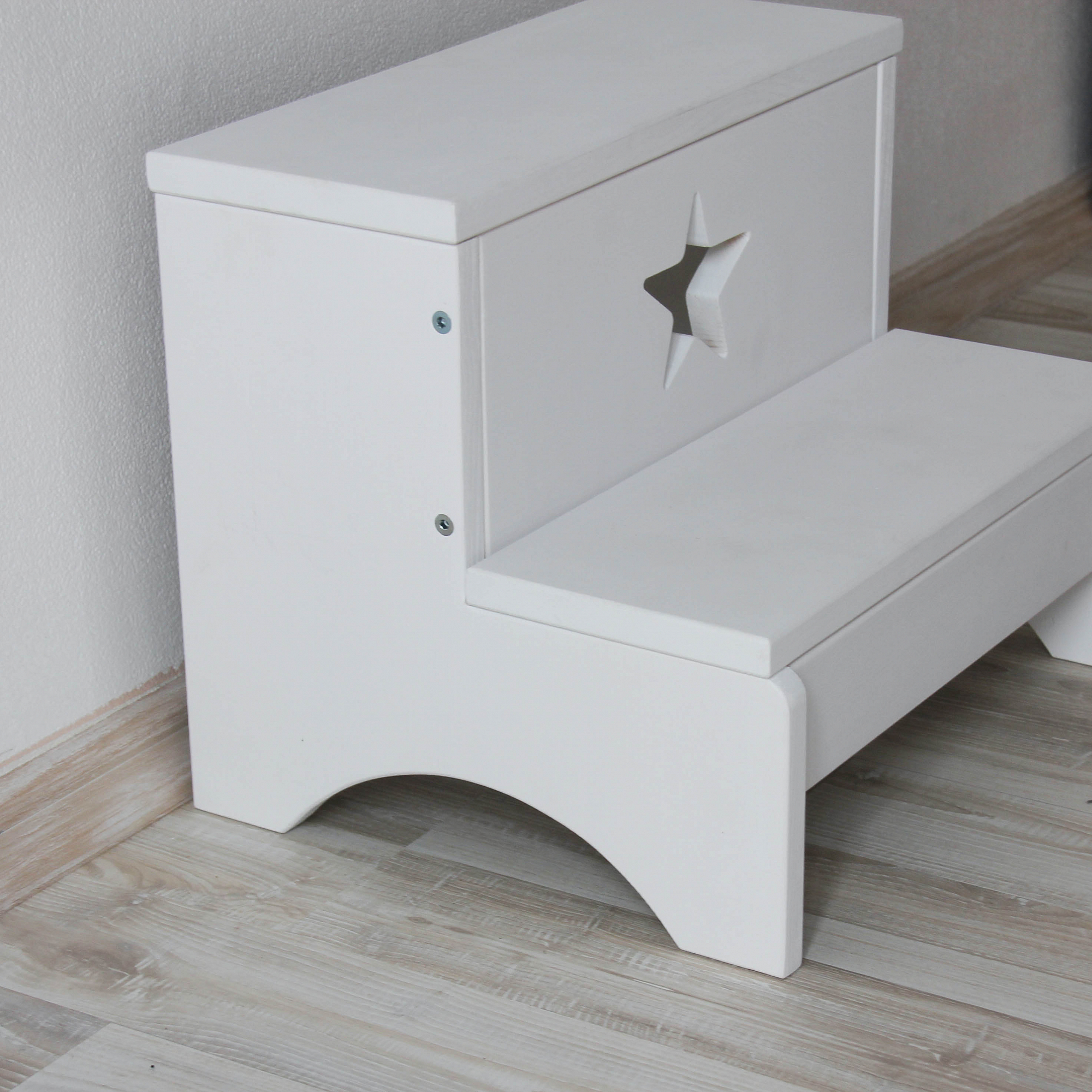 Табурет лестница, белый со звездочкой VAMVIGVAM  282237 Белый Santreyd  - Вид №3