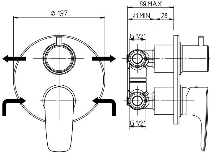 Jacuzzi ALBA 0LB00400JA00 - Вид №1