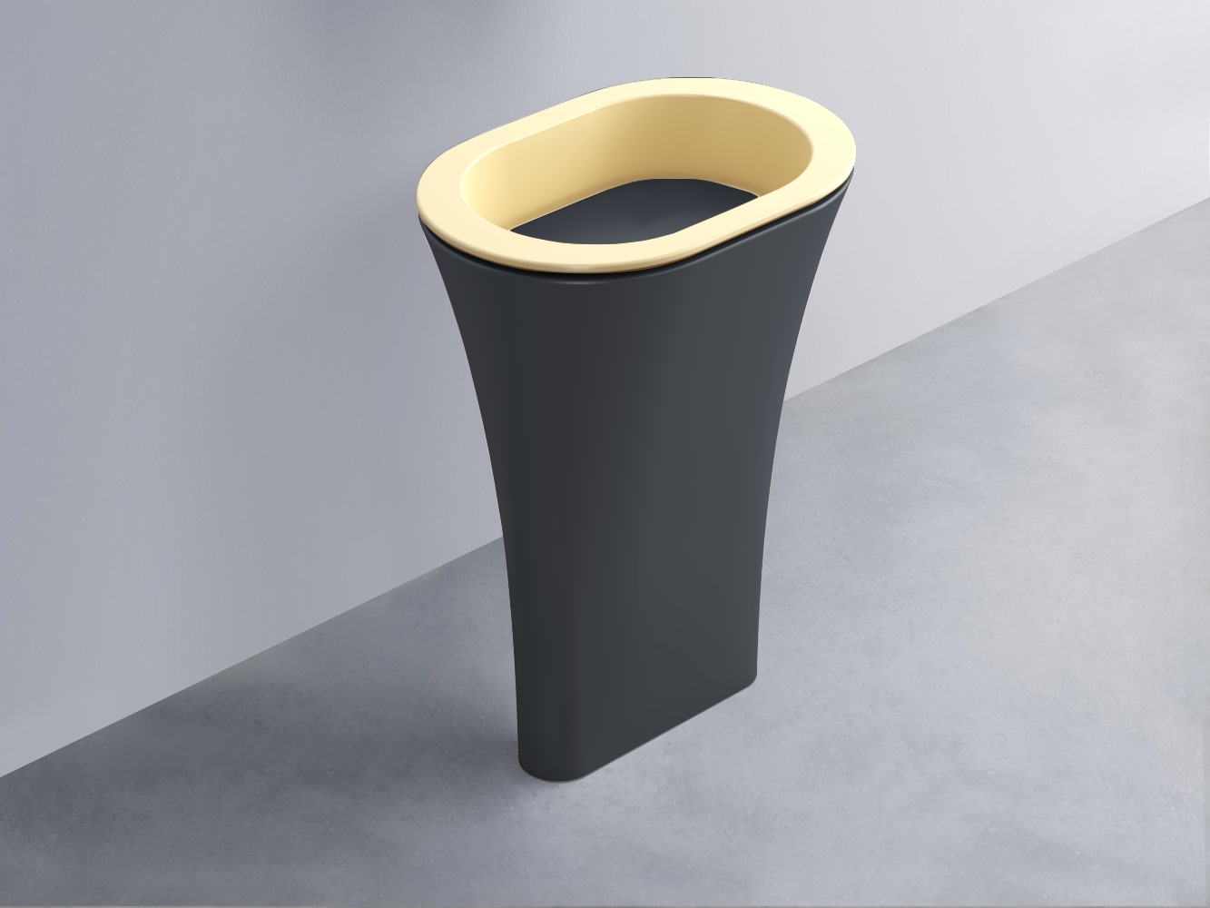 AMLA65-CN+AMPILO-BA+AMCOLO-BA Раковина Amedeo Ovale отдельностоящая cielo Enjoy + Amedeo Ceramica Cielo