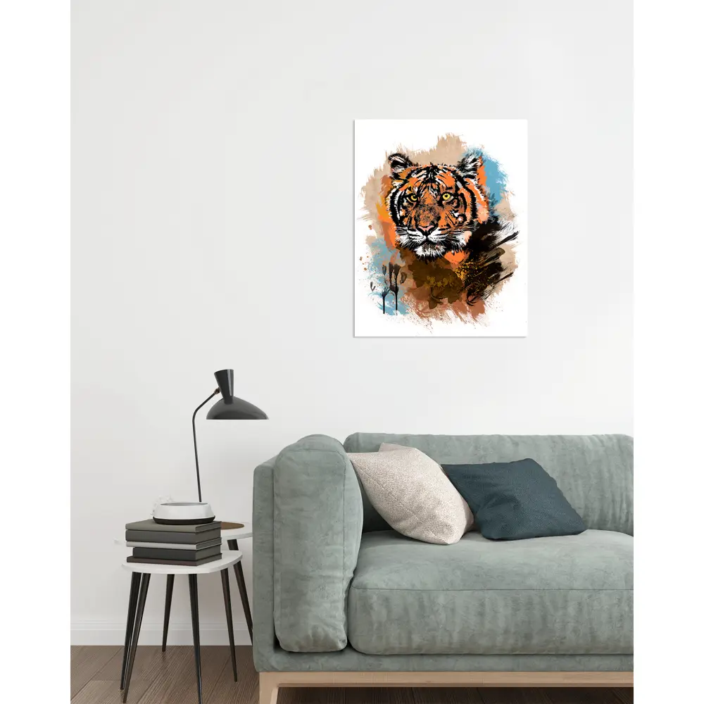 Картина на холсте Постер-лайн Тигр 40x50 см STLM-2180010 - Вид №2