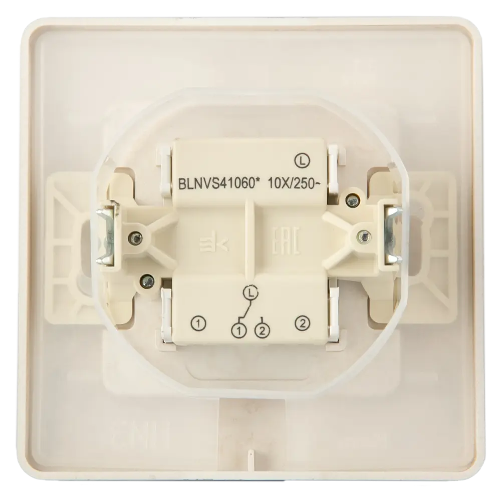 Выключатель проходной встраиваемый Systeme Electric Blanca 1 клавиша цвет титан STLM-2064678 - Вид №2