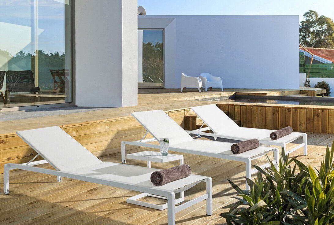 Алюминиевый квадратный садовый стол BIZZOTTO Konnor ARCH-00043099 - Вид №24