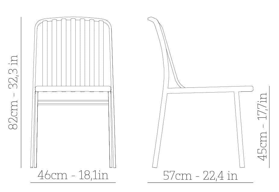 Стальной штабелируемый стул BABEL D Kano ARCH-00043936 - Вид №5