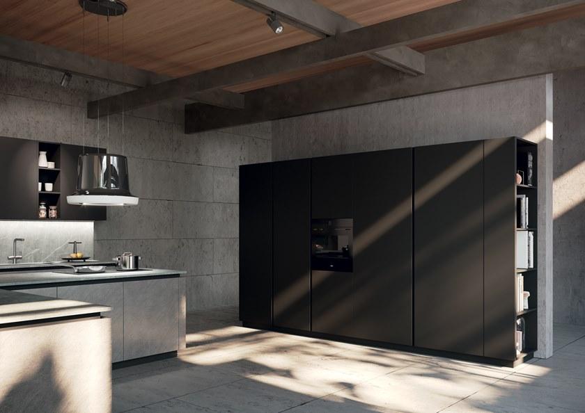 Febal Casa Лакированная кухня с полуостровом sun-id-1394985 - Вид №1