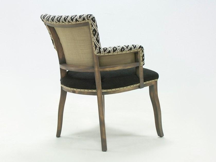 CREARTE COLLECTIONS Стул из ткани с подлокотниками и открытой спинкой  76  - Вид №2