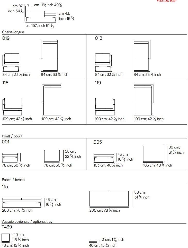 AMURA 3-х местный кожаный диван Elsa Am007.060 - Вид №6