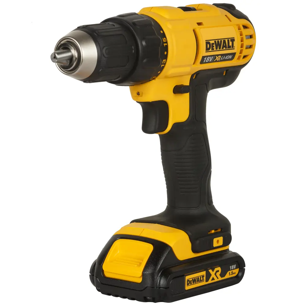 Дрель-шуруповерт аккумуляторная DeWalt DCD771S2, 18 В Li-ion 2х1.5 Ач 18218454 STLM-2066953  - Вид №8