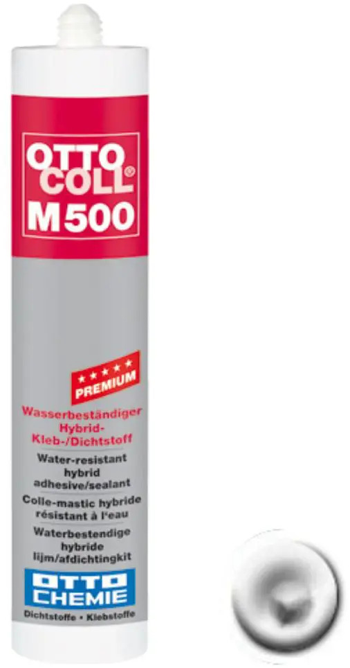 90770716 Клей-герметик силановый Otto Chemie Ottocoll М500 С01 профессиональный для бассейнов белый 310 мл STLM-0853274