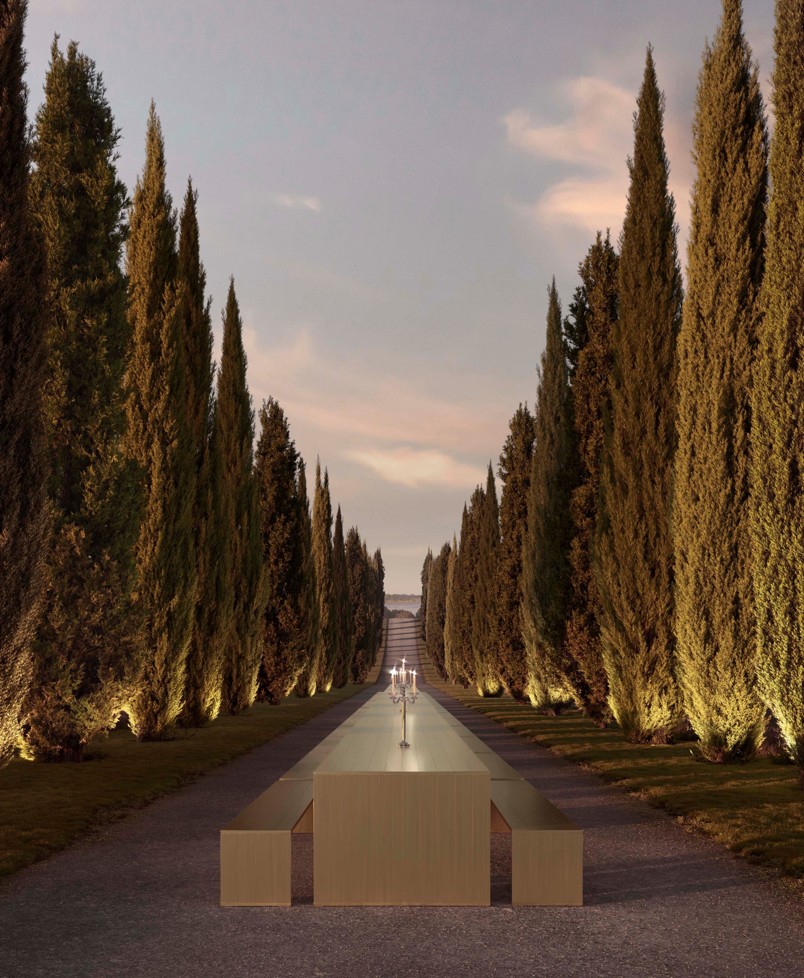 Прямоугольный анодированный алюминиевый стол GANDIABLASCO GBModular ARCH-00057207 - Вид №12