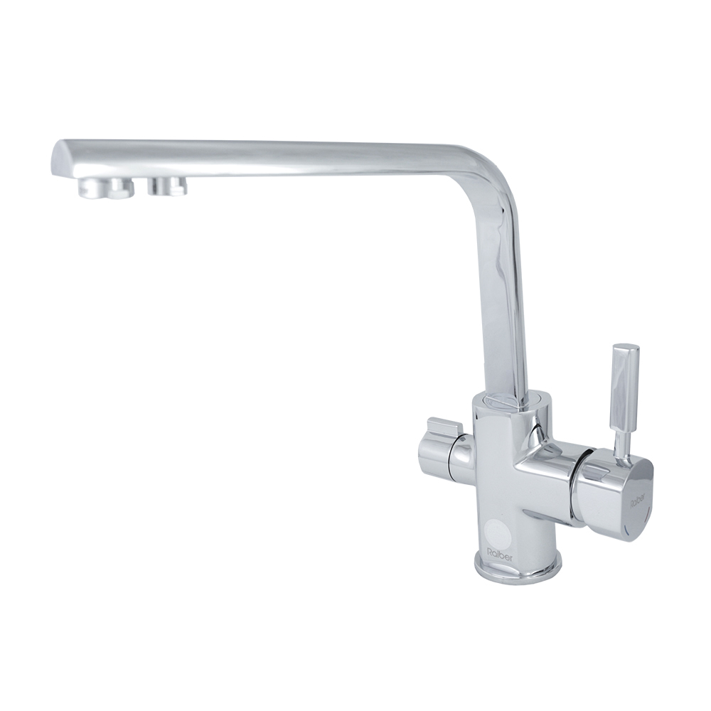 RF6901 Смеситель для кухни однорычажный с фильтром Raiber  - Вид №4